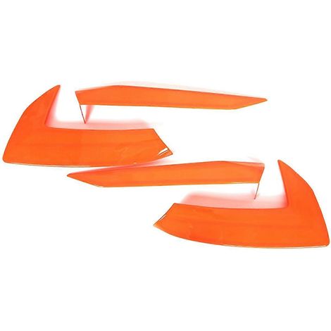 Garniture de poignée de porte orange pour Audi C8 (2020-2024) (1/5)