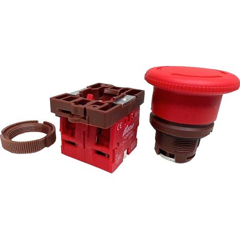 BADA TQKB02 Not-Aus-Schalter Sicherheitsabschalter 250V 8A 3-teilig (1/4)