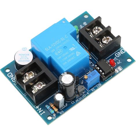 Régulateur anti-décharge profonde universel 12V 30A avec alarme sonore et lumineuse LM358 pour batterie (1/5)