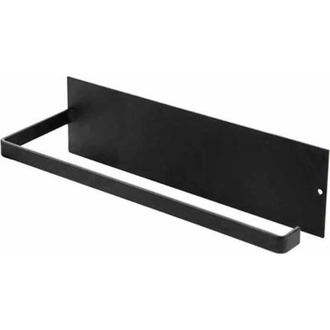 Support Pour Essuie-Tout - En Aluminium Brossé - Auto-Adhésif Sans Perçage - Pour Cuisine Et Espace Restreint - 1 Pièce (1/5)