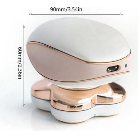 Épilateur Électrique - 4 Têtes Rotatives 360° - Pour Femme - 1 Pièce (1/4)