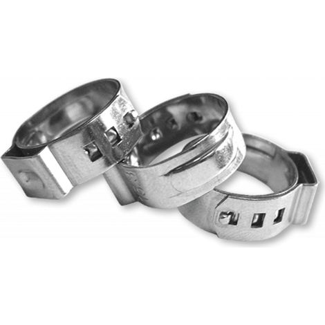 Bradas 10 Stück Schlauchschellen 9,3-11,3mm 5mm Einohrschellen W304 rostfrei 7804 (1/3)