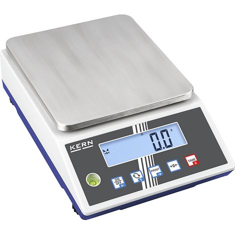 Balance de précision Kern PCB 10000-1 Plage de pesée (max.) 10 kg Lisibilité 100 mg blanc, noir, argent D362812 (1/3)