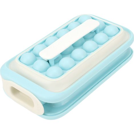 Bac à glaçons ronds robuste 18 cases étanche, moule à boules de glace pliable pour bar, voyage et extérieur (1/5)