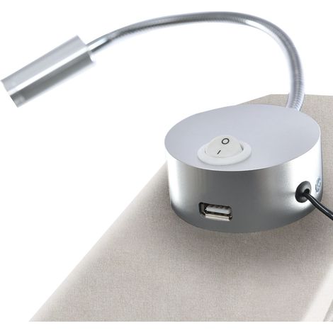 Sunfecili – Lit coffre 160x200 avec sommier – Liseuse intégrée – Chargement USB – Espace de rangement hydraulique – Lin beige – Dimensions 206x165x107 cm