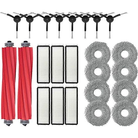 Ersatzteile für die Staubsauger Roborock Qrevo S, Qrevo Pro, Qrevo MaxV und Qrevo Plus: Hauptwalze, Seitenbürste, Filter, Reinigungstuch