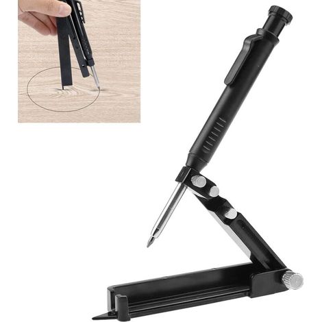 Outil de traçage multifonctionnel, outil de traçage pour le travail du bois, jauge de contour, outil de traçage multifonctionnel idéal pour le travail du bois et la pose de carrelage (1/4)