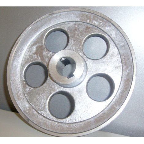 PULEGGIA VOLANO MOTORE ELETTRICO D.160 - 1GOLE - FORO24 ABAC ORIGINALE (1/2)
