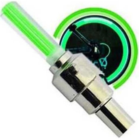 Bouchon de valve de pneu de vélo, lampe torche de vélo, éclairage de roue de vélo, néon LED, lumières [C64F3F5] (1/4)