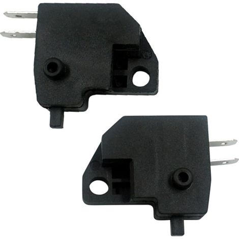 1 Pair Motorcycle Brake Light Switch Universal Motorcycle Left Right Brake Light Switch Black Motorbike Front Switchs Suitable for Most Brands of Motorbikes High Reliability and Worthy Trust (1/5)