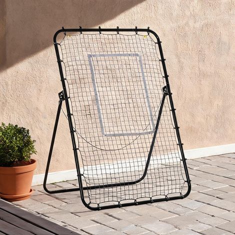 SunJet But de football, cage de football, Filet de rebond pliable - Réf. 5BXADR04GNWH (1/5)