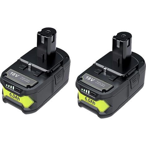 Batterie lithium-ion, capacité 6,0 Ah, 2 batteries