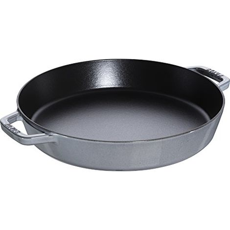 Staub 40511-072-0 Pans Padella in Ghisa con Due Manici, 410 x 75 x 430 (1/4)