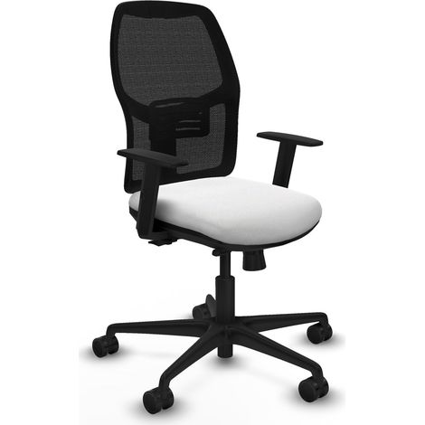Silla de oficina piqueras y crespo Alfera negra ergonómica ajustable (1/2)