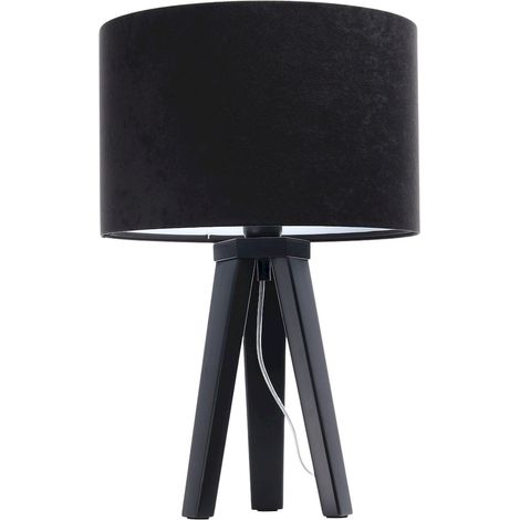 Lampe de chevet classic 010s-007 - Blanc, noir, blanc