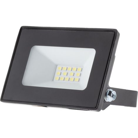 Projecteur LED de chantier étanche - 10W 900lm IP65 6500K - Noir - Zenitech