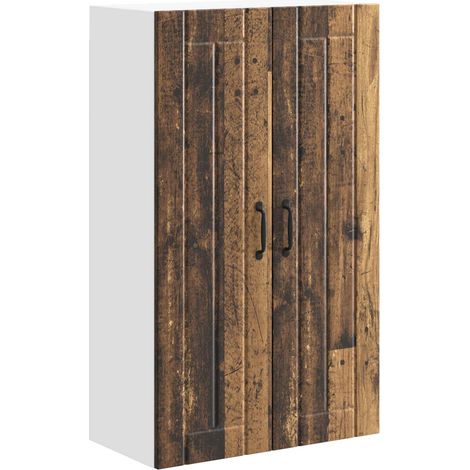 Maison Exclusive - Armario de Pared LUCCA Madera envejecida 60 x