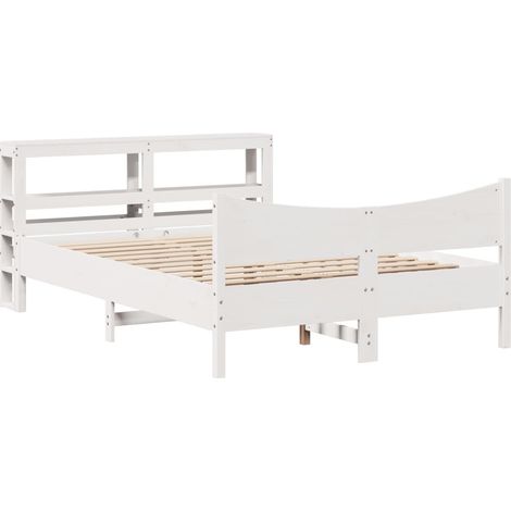 Maison Exclusive - Estructura de cama con cabecero madera pino bl