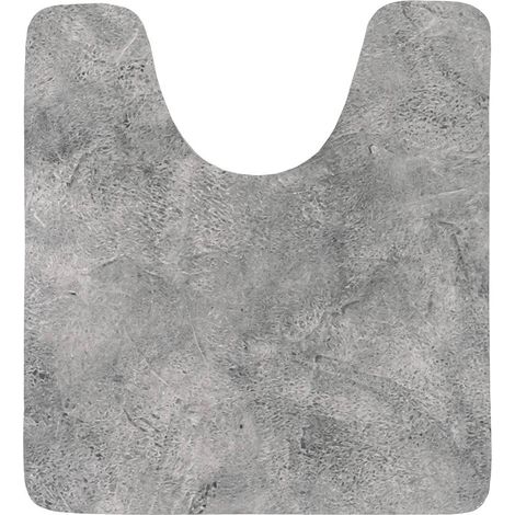 Weiche absorbierende wc-konturmatte 45x50cm - rohe natur - Tendance
