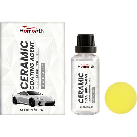 Autolackpflegeprodukt, Autolackwachs, Polieren, Pflege, Fleckenschutz, Lackreparatur – 30 ml + 1 Schwamm -- DE (1/5)