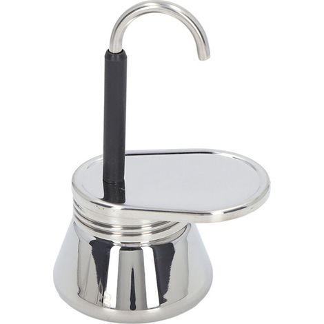 Jeffergarden Cafetière italienne légère en acier inoxydable à bec unique pour le camping en plein air (1/5)