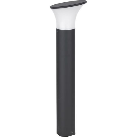 Borne lumineuse de jardin IP54 en aluminium avec douille E27 Ares 50 - Noir (1/2)