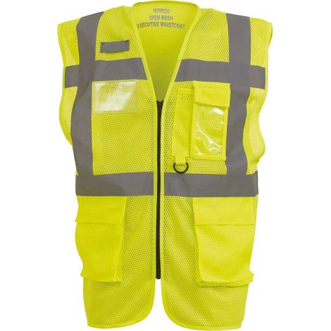 Gilet da lavoro alta visibilità Yoko Top Cool Management Giallo XXL