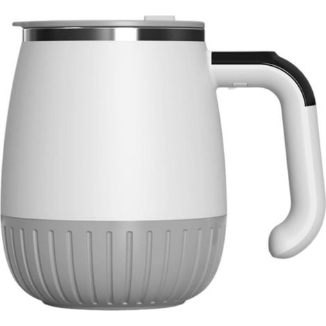Tasse de mélange automatique avec  de 6500 tr/min et affichage de la température, mélangeur de boisson rechargeable en acier inoxydable pour boissons à café, tasse de mélange électrique (1/5)