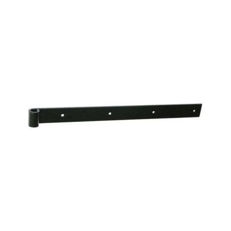 Penture droite bout droit percée cataphorèse - Longueur de penture 700 mm - 40 x 6 mm - Diamètre du nœud 16 mm - TORBEL INDUSTRIE