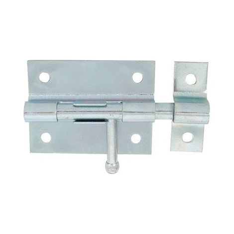 Verrou À Levier Verrou De Box + Gâche Afbat, Acier Zingué Gris (1/2)