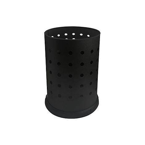 Papelera  capacidad 15 l  H x Ø 400 x 240 mm  en negro