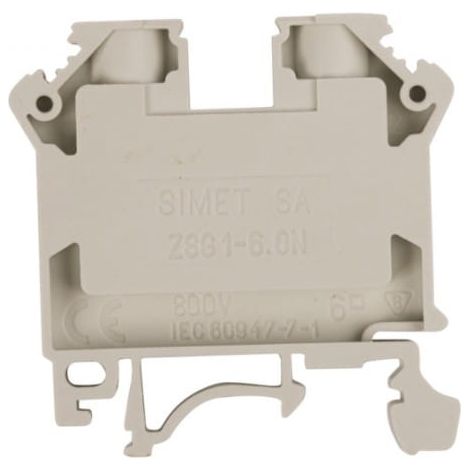 2-adriger Sammelschienenverbinder 6mm2 grau neu ZSG 1-6.0Ns 11421312