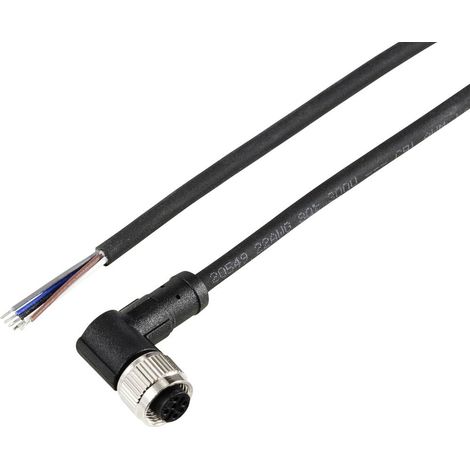 TRU COMPONENTS TC-12833160 Cavo di collegamento per sensore o attuatore M12 Giunto angolare 5 m Numero di poli: 5 1 pz. (1/3)