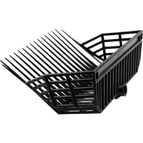 Tête de fourche à fumier de rechange, tête de fourche à fumier, pour ramasser le fumier - Noir (1/4)