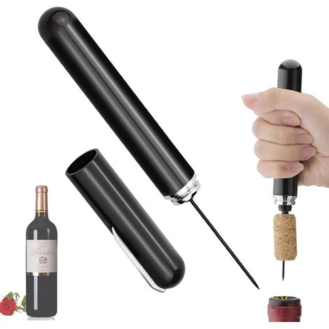 Cavatappi, pompa ad aria compressa, cavatappi a pressione, leva tappo per vino, accessorio apribottiglie portatile (1/5)