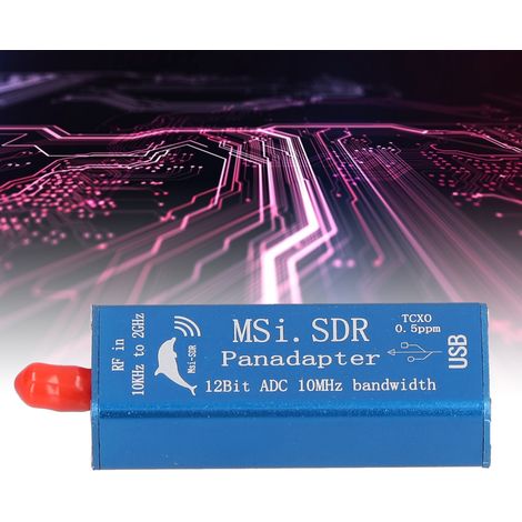 Récepteur SDR MSI.SDR 10 kHz à 2 GHz Panadapter avec convertisseur analogique-numérique 12 bits et interface COM (1/5)
