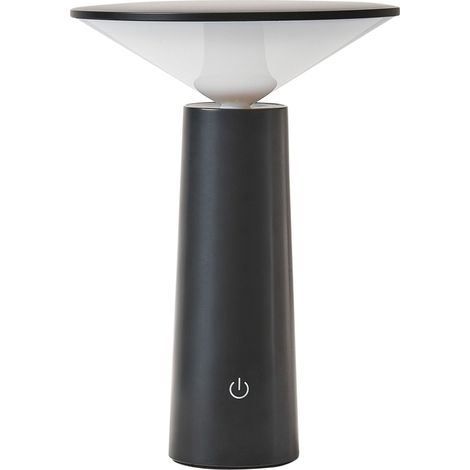 Lampada da tavolo in ferro nero per interni e per esterni Levira