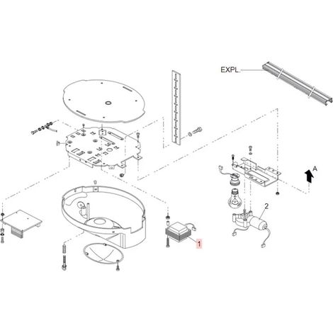 Transformateur d'alimentation FAAC GENIUS 7501265 pour Zodiac D600 (remplacement) (1/3)
