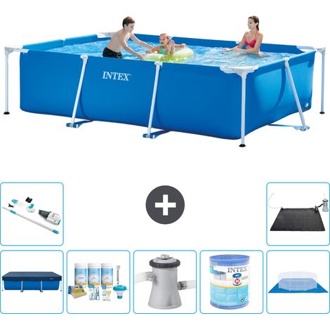 Intex Piscina con struttura Rettangolare - 300x200x75 cm - 7-pezzi  S40212 (1/5)