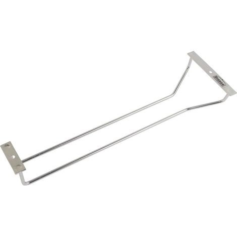Porte-Verres - Support Sous Armoire En Acier Inoxydable 35 Cm - Pour Verres À Vin Et Vaisselle - 1 Rangée (1/5)