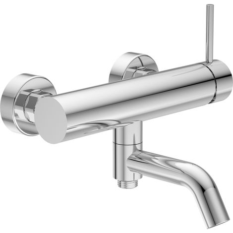 BALNEO Robinet de baignoire argent Acier inoxydable  Mitigeur mural pour baignoire CASCADE (1/5)