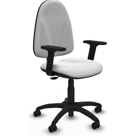 Algarra CP bali blanco brazos 2D base poliamida ruedas autofrenantes 50mm