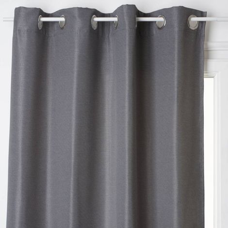 Rideau occultant gris foncé Elena 140x260 Atmosphera (1/5)