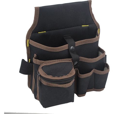 Sacoche multifonctionnelle pour outils, sacoche de ceinture, trousse à outils d'électricien, perceuse, clé, tournevis, organisateur de sacs à outils (1/5)
