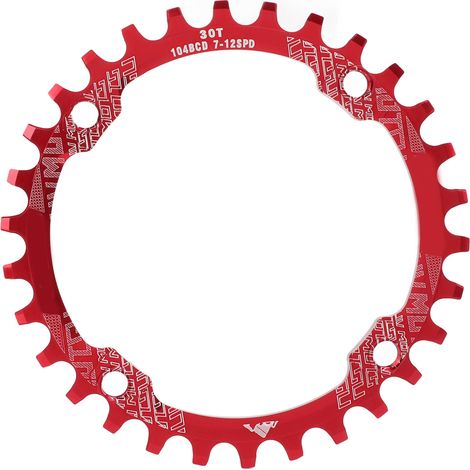 30T 104BCD Kettenblatt aus Aluminiumlegierung für Mountainbikes - Singlespeed-Kurbelzubehör (1/5)