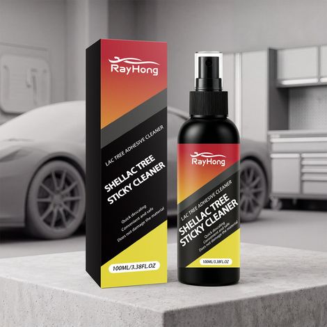 Shellac Resin Car Cleaner: Gentle and Convenient Multi-functional Cleaning Spray for Stain Removal and Refurbishment -- 100ml -- BIEMMEDUE (1/5)