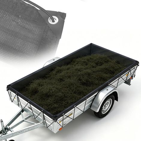 Filet Remorque à Mailles Fines 2 × 3,5 m avec Cordon Élastique (1/5)