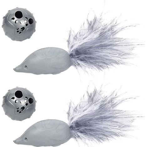 Lot de 4 jouets chat-souris (1/3)