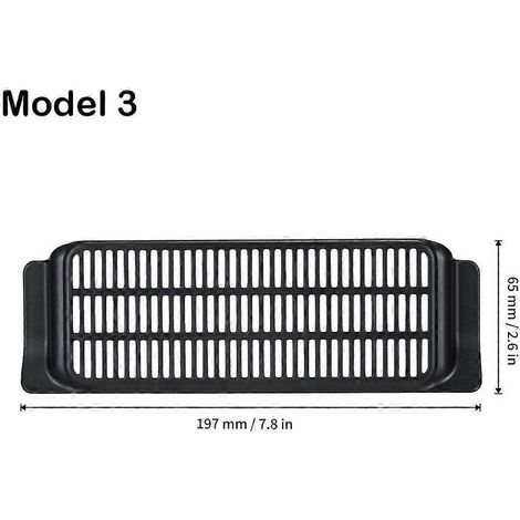 Lot de 2 caches pour aérateurs de voiture Tesla Model 3 (2017-2020) et Model Y (2021), protection anti-poussière pour aérateurs sous siège - Accessoires auto - Model 3 (1/5)