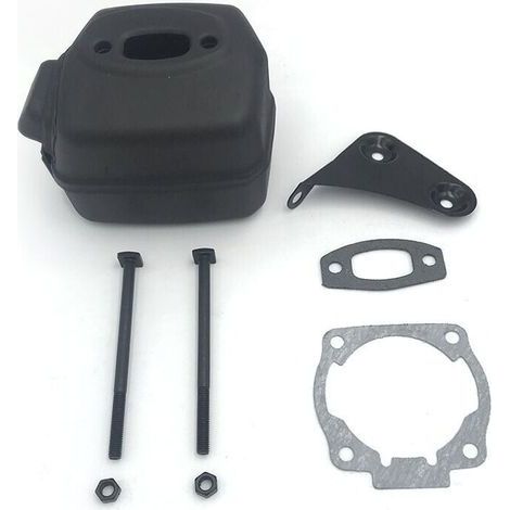 Silencieux d\'chappement avec boulon et joint pour Husqvarna Husky 50 51 55 trononneuse (1/3)